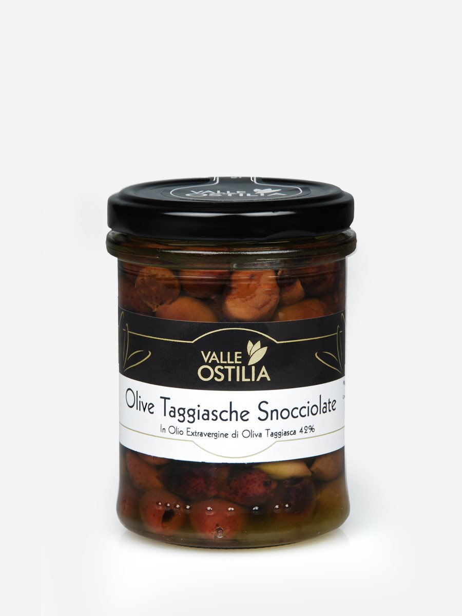 Olive Taggiasche Snocciolate in Olio Extravergine di Oliva Taggiasca 42%