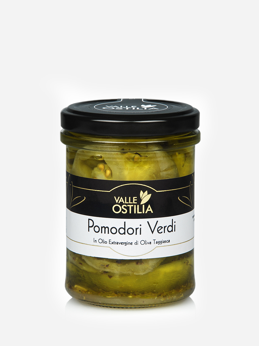 Pomodori Verdi in Olio Extravergine di Oliva Taggiasca