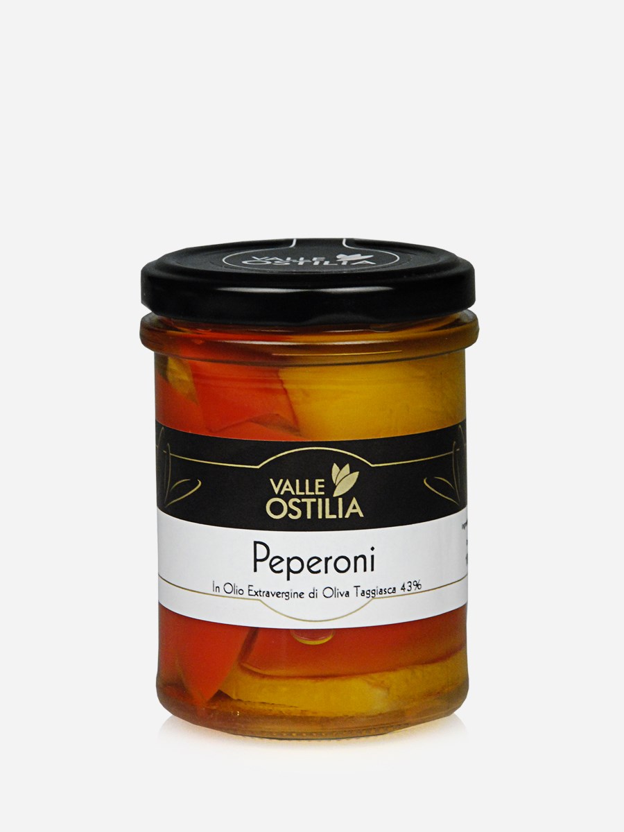Peperoni in Olio Extravergine di Oliva Taggiasca 43%